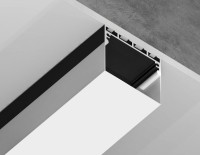 Алюминиевый профиль накладной/подвесной Profile System 42*45 для светодиодной ленты до 33.4мм Ambrella Light Illumination GP3070BK