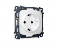 Комплект механизма розетки с/з на винтовых зажимах Ambrella Volt Omega MO126010