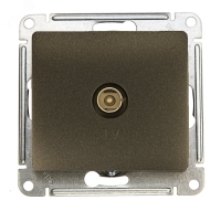 Коннектор GLOSSA TV антенна механизм антрацит Systeme Electric GSL000793