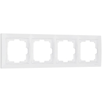 Рамка на 4 поста Werkel Snabb basic белый W0042001 4690389161414