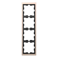 Рамка 4-постовая Schneider Electric Merten D-Life MTN4040-6551