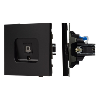 Механизм компьютерной розетки Arlight SCT-TENDO-MPC1-PL-BK (RJ-45, CAT6) 054104