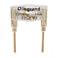 Лампа подсветки механизмов Legrand Galea Life зеленая 775897