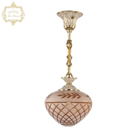 Подвесной светильник Art Classic 34.003P.18.GW.Amber-White.H-1B ArtClassic