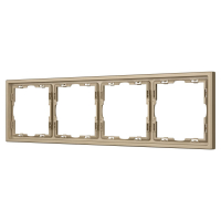 Рамка пластиковая Arlight FRM-NOBE-SFPL-4-GD 054225