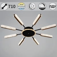 Потолочная люстра Reluce 08290-0.3-08 BK+GD