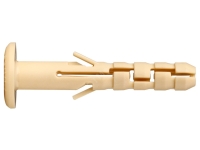 Дюбель нейлоновый PND-6F 6х40 с широким фланцем (100шт) Европартнер 86860
