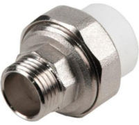 Муфта разъемная 75 х 2.1/2' НР полипропиленовая   PPR белая Valfex 11156212