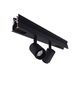 Трековый магнитный светильник Elvan PJ-2002-2х6W-WW-BK