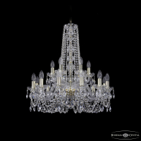 Подвесная люстра Bohemia Ivele Crystal 1402/12+6/240/h-75 G