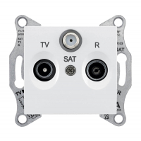 Розетка TV/R/SAT оконечная Schneider Electric Sedna 1dB SDN3501321