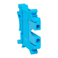 Клеммная колодка винтовая 4 UT синяя EKF scr-ut-4-b