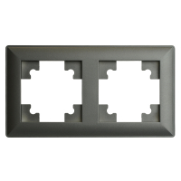 Рамка двухместная Stekker PFR00-7002-06 Катрин 39808