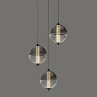 Подвесной светильник Delight Collection MD24022079-3A black/smoky