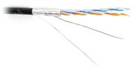 Витая пара FTP 2 пары AWG 24 категория 5е экран внешняя Cu Premium SkyNet FTP 2х2х0.51 5е out/Cu. 1693115