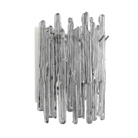 Настенный светильник DeLight Collection Saint Roch KG1258W-2 chrome/smoke