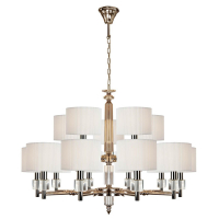 Подвесная люстра iLamp Alexa P2404-10+5 Nickel