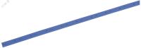 Трубка термоусаживаемая ТТУ 6/3 синяя (1м) IEK UDRS-D6-1-K07