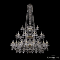 Подвесная люстра Bohemia Ivele Crystal 1411/20+10+5/530/h-202/3d G