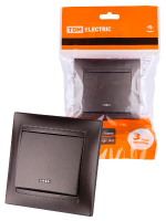 Выключатель одноклавишный с подсветкой Лама TDM Electric SQ1815-0504