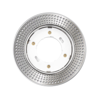 Светильник светодиодный ДВО-15W встраиваемый под лампу GX53 декоративный с доп. подсветкой MN22 хром без лампы JazzWay 5020139