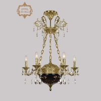 Подвесная люстра Art Classic 31.51.6.CK125SP.250SP.G.Sp.Amber.Blue.1B ArtClassic