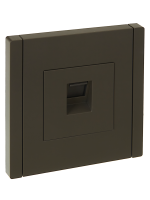 FORTE&PIANO Розетка компьютерная RJ45 кат.5E FP332 серый IEK FP-K10-1-K03