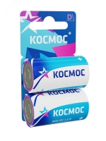 Батарейка  R20 (D) 1.5V Zinc carbon 2BL Космос KOCR202BL