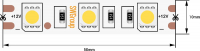 Светодиодная лента SWG SWG560-12-14.4-W-66-M 12В 14.4Вт/м 6000-6500K 5м IP66 015652