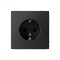 ARTGALLERY розетка с заземлением, 16А, механизм, базальт Systeme Electric GAL001443