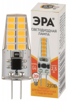 Лампа светодиодная Эра G4 2.5W 2700K LED-JC-2.5W-220V-SLC-827-G4 Б0049091