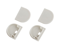 Набор заглушек Эра 2420-3 профиля Эра 2420 2шт глухие 2шт с отверстием ЭРА Б0062797