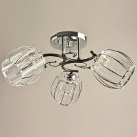 Потолочная люстра Reluce 04631-0.3-03 CR+BK