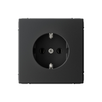 ARTGALLERY розетка с заземлением, 16А, механизм, карбон Systeme Electric GAL001043