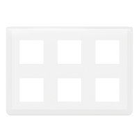 Рамка Mosaic 2х3х2 модуля - белая Legrand 078832L
