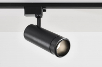 Трековый однофазный светильник Crystal Lux CLT 0.31 021 BK 3CCT ZOOM