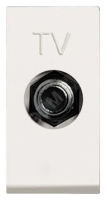 Zenit Розетка телевизионная TV одиночная белая ABB N2150 BL 2CLA215000N1101