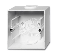 BASIC 55 Коробка 1 пост наружная альпийский белый ABB 1701-94-507 2CKA001799A0974