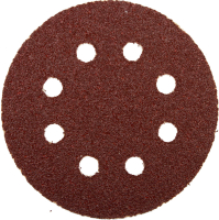 Круг шлифовальный ''Мастер'' универсальный, из абразивной бумаги на велкро основе, 8 отверстий, Р40, 125мм, 5шт ЗУБР 35562-125-040