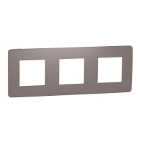 Рамка 3-постовая Schneider Electric Unica New NU280616