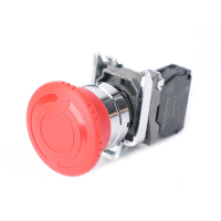 Кнопка аварийн ост SB4 в сборе 22мм 40мм повернуть для возврат металл 1Н Systeme Electric SB4BS8442
