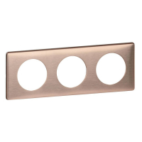 Рамка 3-постовая Legrand Celiane медь 068993