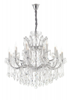 Подвесная люстра iLamp Diamond 6071-18 CR+CL