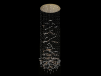 Подвесная люстра Newport 8220/300 С gold polished М0071219