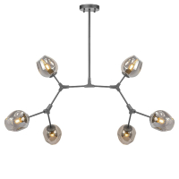 Люстра на штанге AM Group LOFT-6 BK