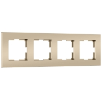 Рамка на 4 поста Werkel Slab (шампань софт) W0042911 4690389218446 a071625