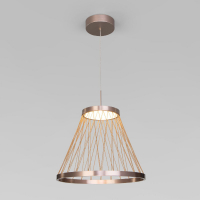Подвесной светильник Eurosvet Cesta 40016/1 LED коричневый a069283