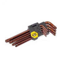 Набор ключей TORX КТ-9-S2 (Т10-Т50) серия KBT-PROFESSIONAL КВТ 82178