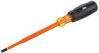 Отвертка диэлектрическая SLIM SL6.5х150 Т3 ARMA2L 5 IEK A2L5-SC31-T3-SL-65-150