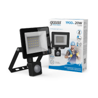 Прожектор светодиодный Gauss Elementary 20W 6500К 628511320 GAUSS